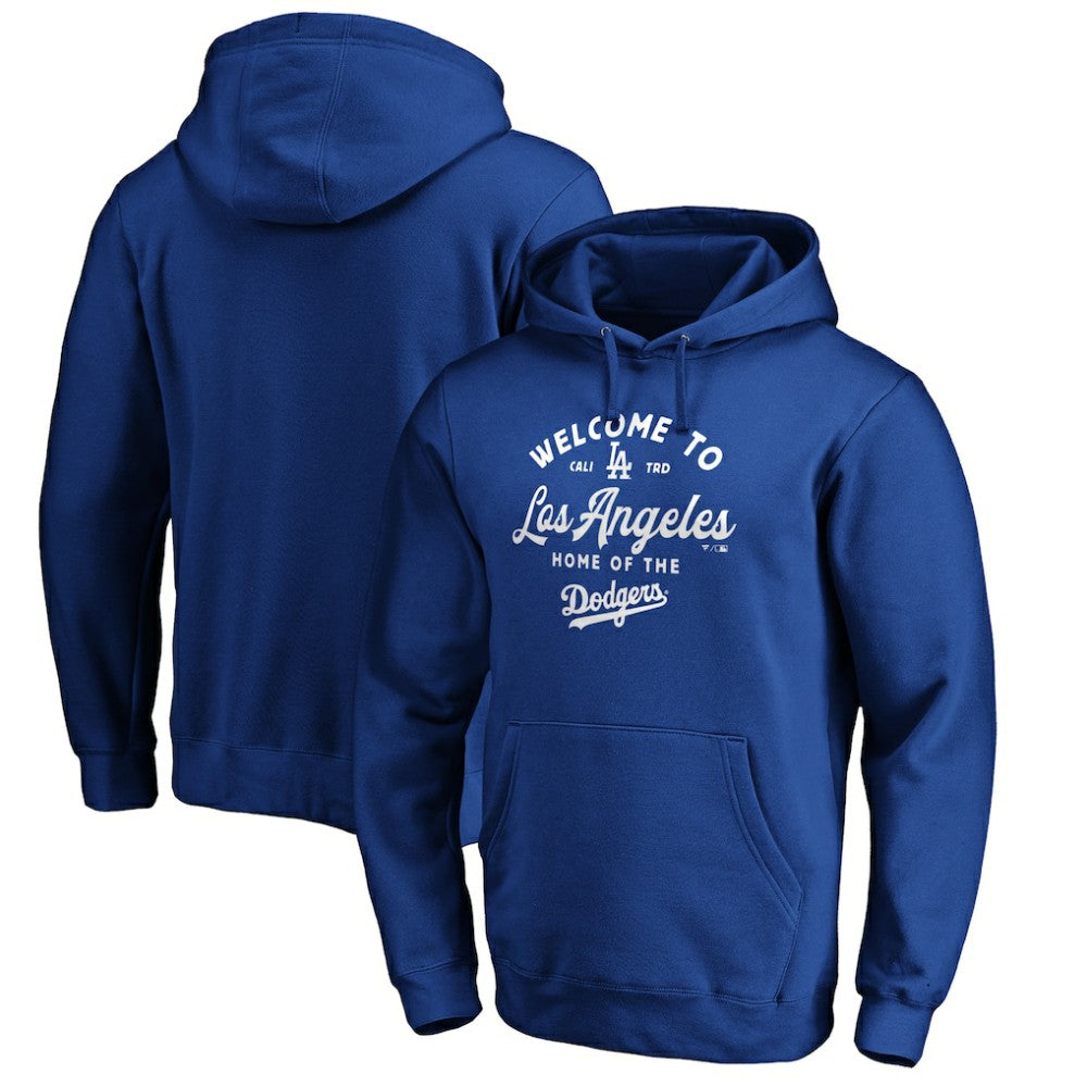 Los Angeles Dodgers Hometown Collection Long Ball Pullover Hoodie - Royal