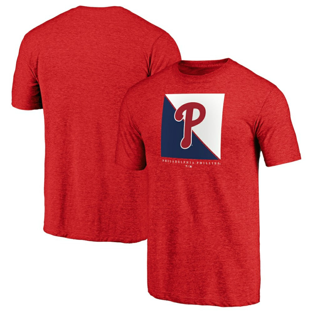 Philadelphia Phillies Pregame Vibe Tri-Blend T-Shirt - Red