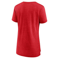 St. Louis Cardinals Women's Practice Time Tri-Blend T-Shirt - Red