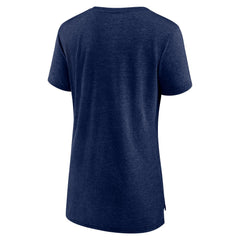 Milwaukee Brewers Women's Practice Time Tri-Blend T-Shirt - Navy