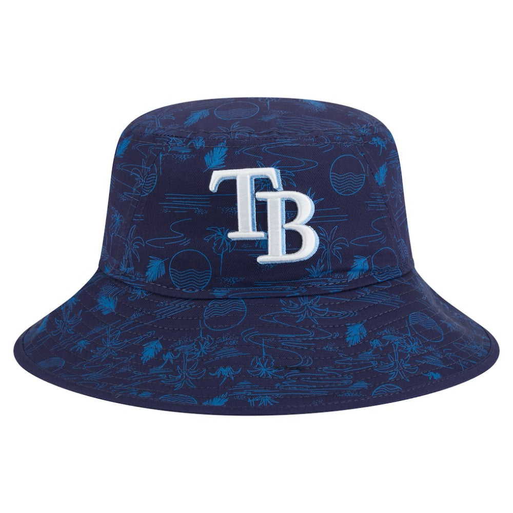 Tampa Bay Rays 2025 Spring Training All Over Print Bucket Hat - Navy | New Era