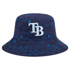 Tampa Bay Rays 2025 Spring Training All Over Print Bucket Hat - Navy | New Era