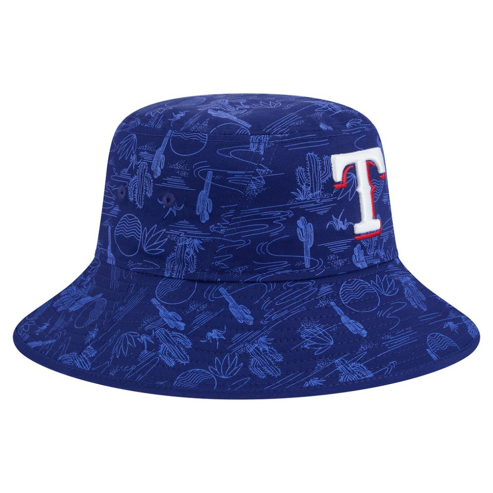 Texas Rangers 2025 Spring Training All Over Print Bucket Hat - Dark Blue | New Era