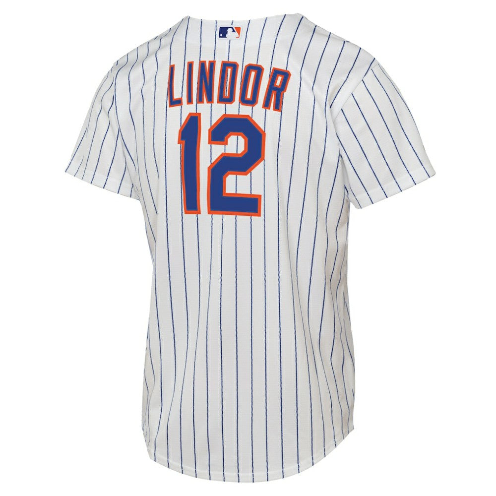 Francisco Lindor New York Mets Youth Home Replica Player Jersey - White | Nike