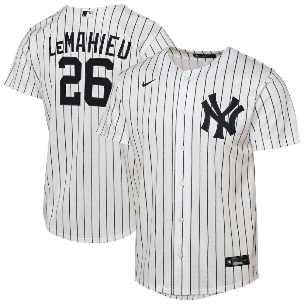 DJ LeMahieu New York Yankees Youth Home Replica Player Jersey - White | Nike