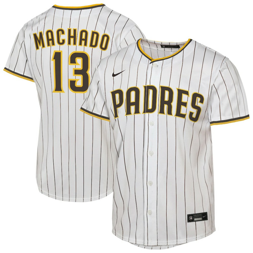 Manny Machado San Diego Padres Youth Home Replica Player Jersey - White | Nike