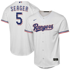 Corey Seager Texas Rangers Youth Home Replica Player Jersey - White | Nike