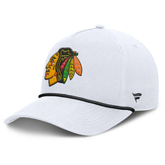 Chicago Blackhawks Fanatics Rope A-Frame Adjustable Hat
