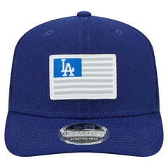 Los Angeles Dodgers Flag 9SEVENTY Stretch-Snap Hat - Royal | New Era