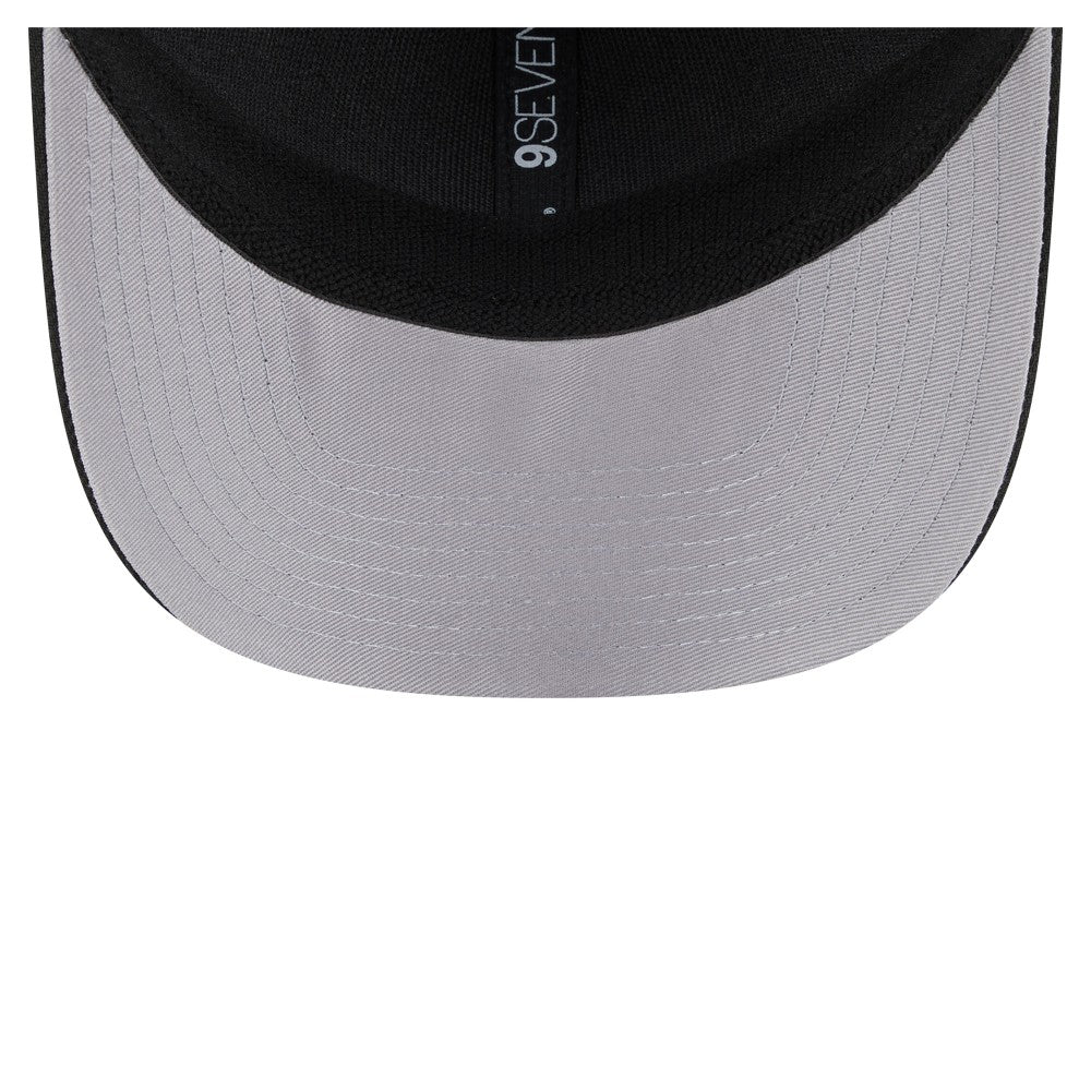 Miami Marlins Flag 9SEVENTY Stretch-Snap Hat - Black | New Era