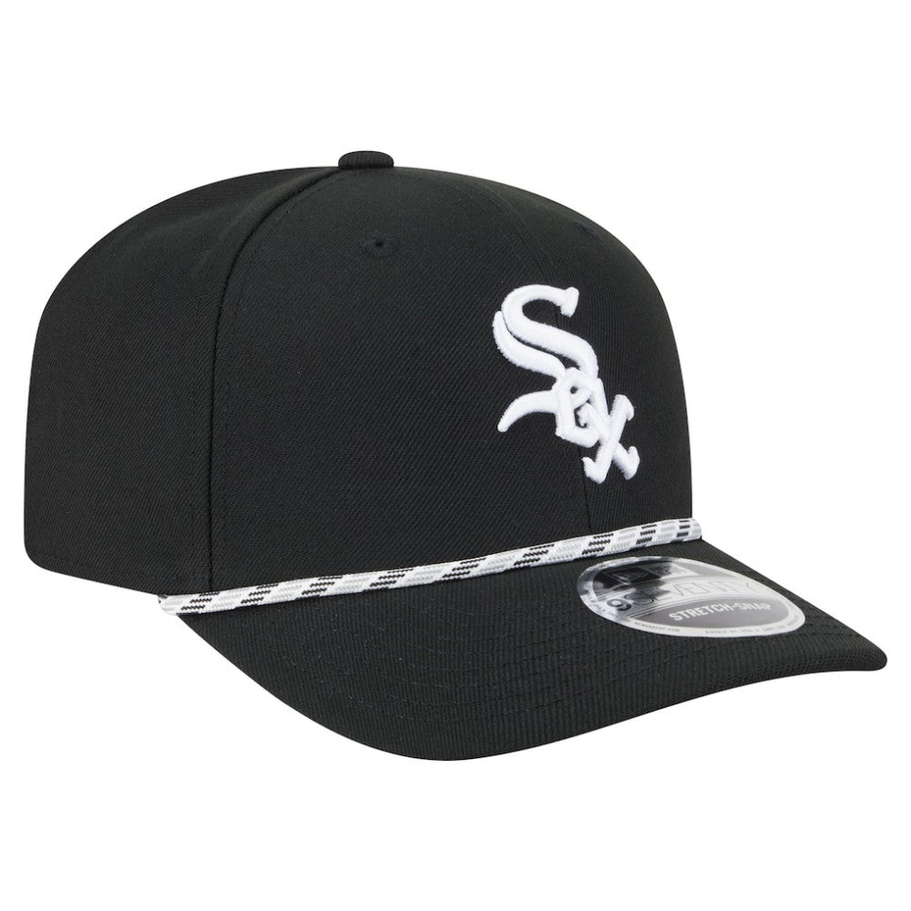 Chicago White Sox Multi-Rope 9SEVENTY Stretch-Snap Hat - Black | New Era