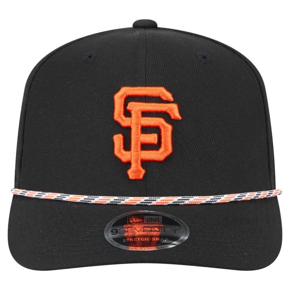 San Francisco Giants Multi-Rope 9SEVENTY Stretch-Snap Hat - Black | New Era
