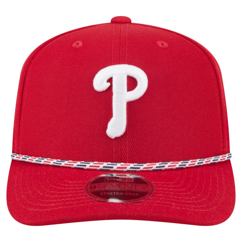 Philadelphia Phillies Multi-Rope 9SEVENTY Stretch-Snap Hat - Red | New Era