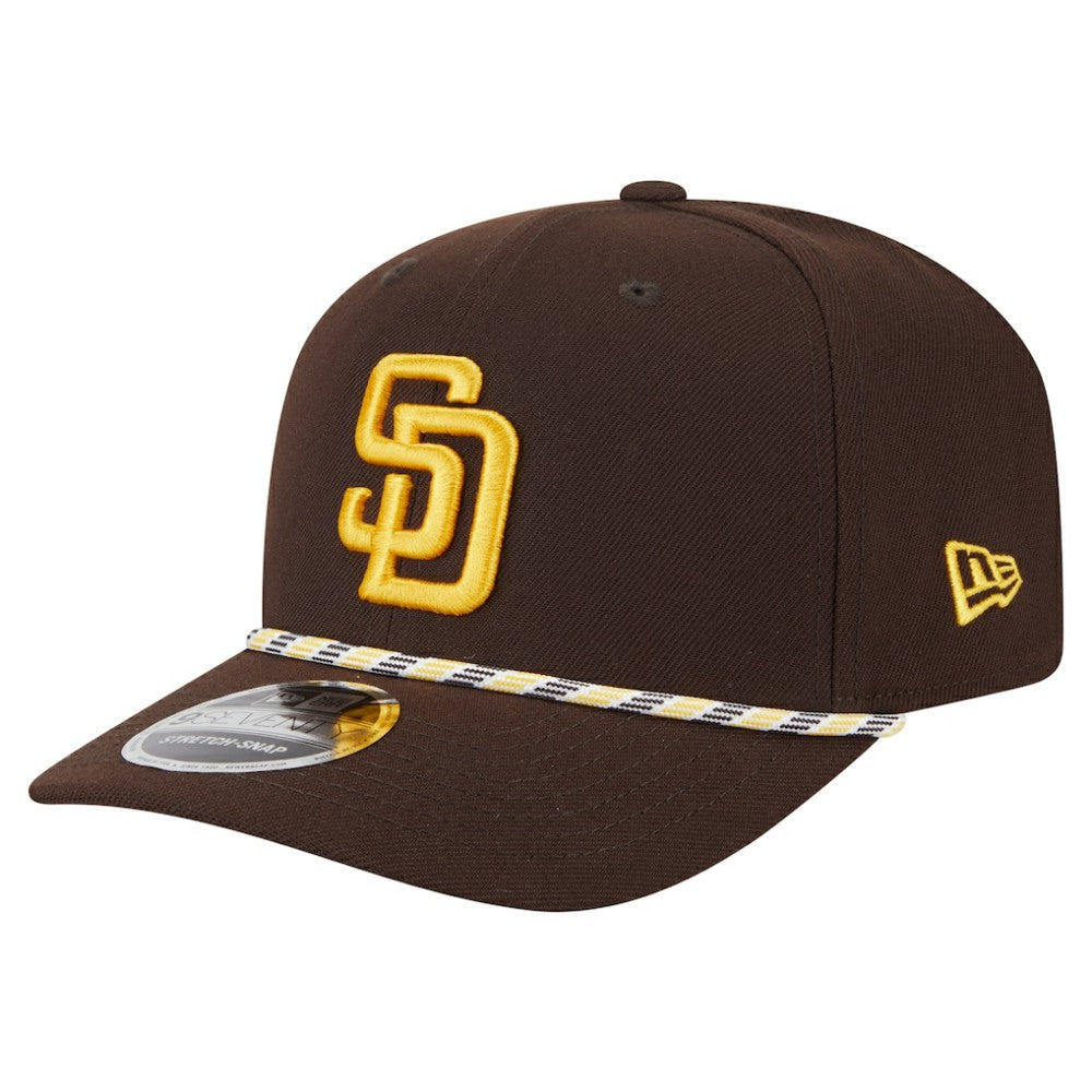 San Diego Padres Multi-Rope 9SEVENTY Stretch-Snap Hat - Brown | New Era