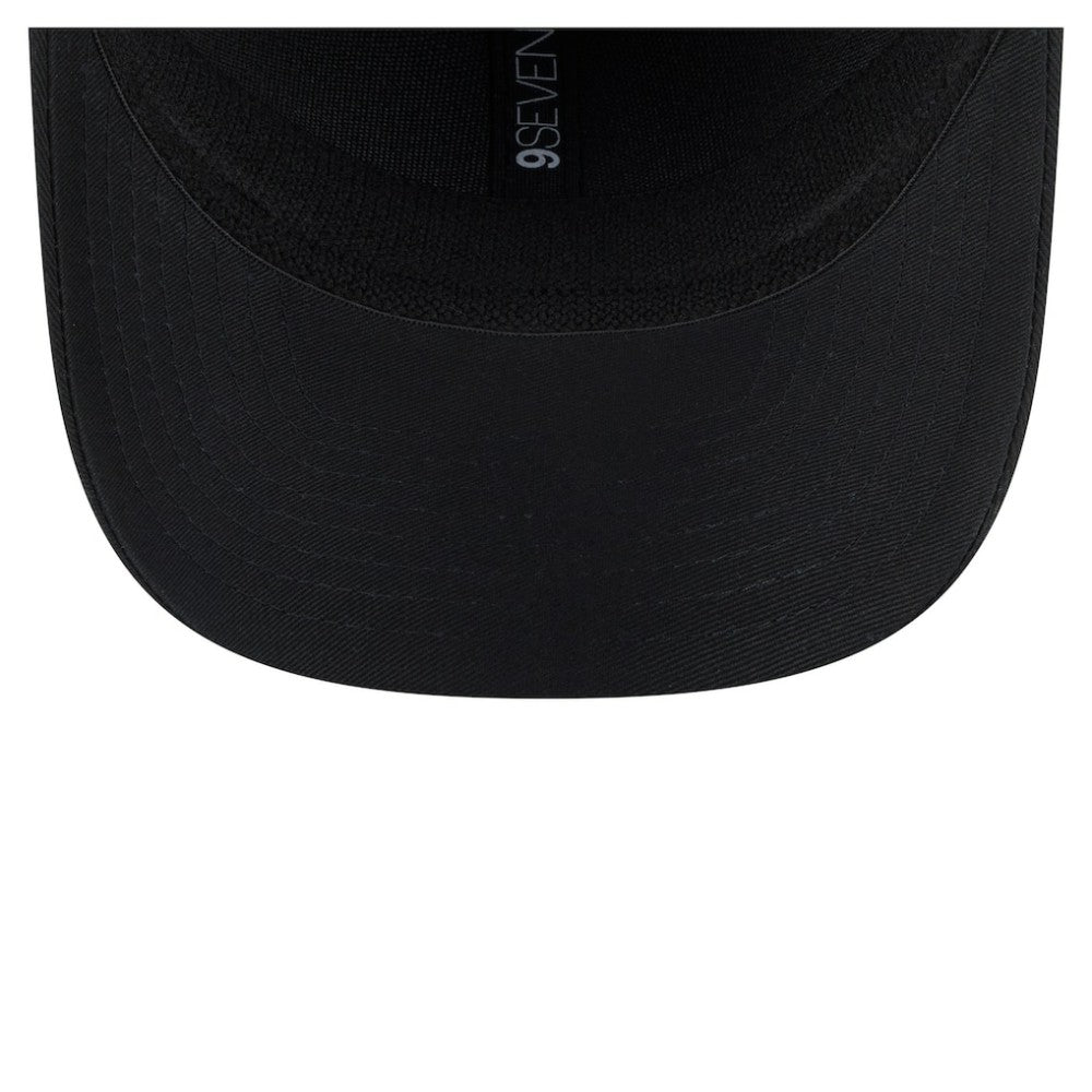 San Francisco Giants Circle Patch 9SEVENTY Stretch-Snap Hat - Black | New Era