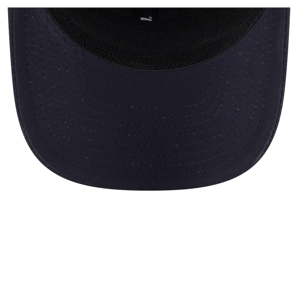 Atlanta Braves Circle Patch 9SEVENTY Stretch-Snap Hat - Navy | New Era