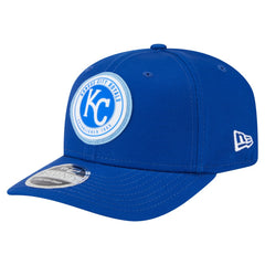Kansas City Royals Circle Patch 9SEVENTY Stretch-Snap Hat - Royal | New Era