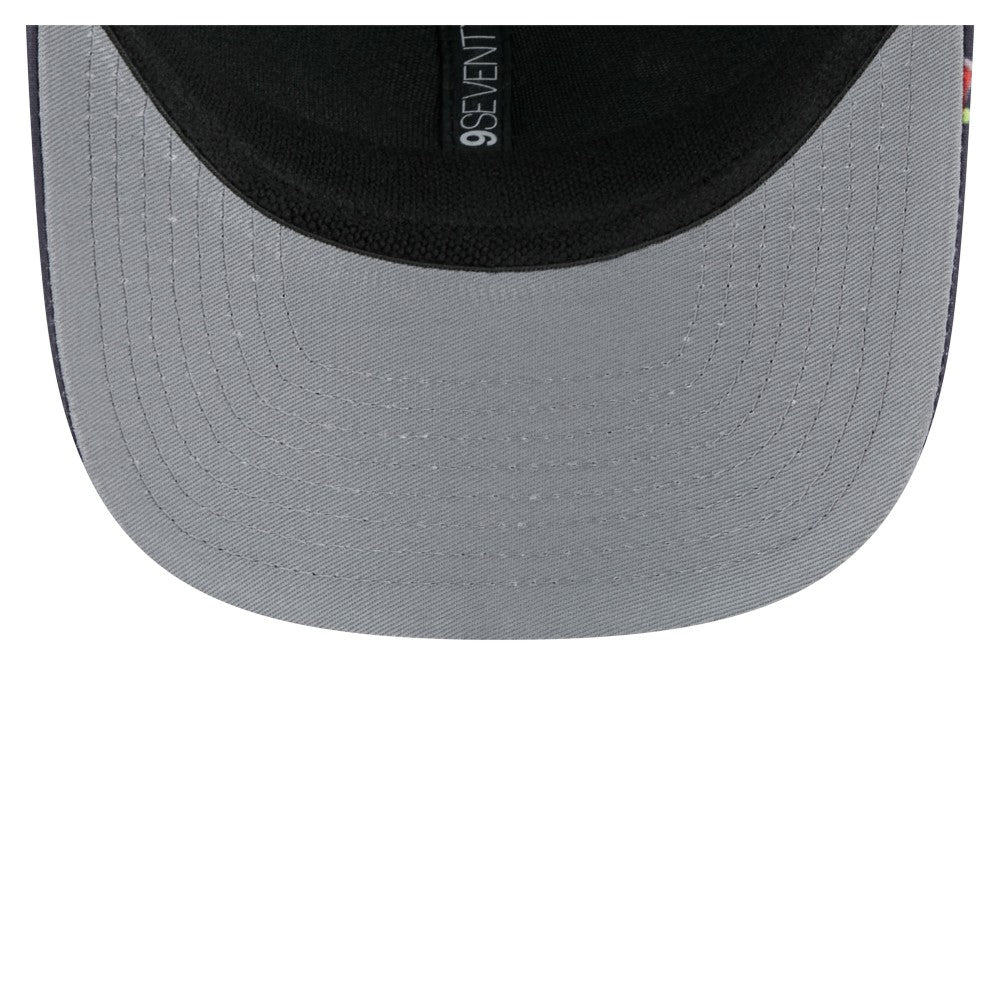 Los Angeles Angels Adventure Drinks Pattern 9SEVENTY Stretch-Snap Hat - Black | New Era