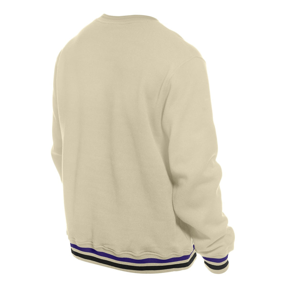 Sacramento Kings Throwback Vintage Pullover Sweatshirt - White | New Era discount