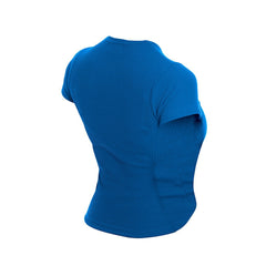 Philadelphia 76ers Women's Leisure Collection Baby Doll Cropped T-Shirt - Blue | New Era online
