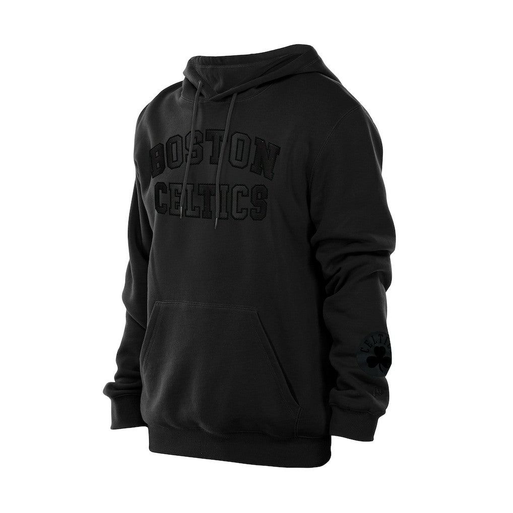 Boston Celtics Logo Select Premium Pullover Hoodie - Black | New Era discount