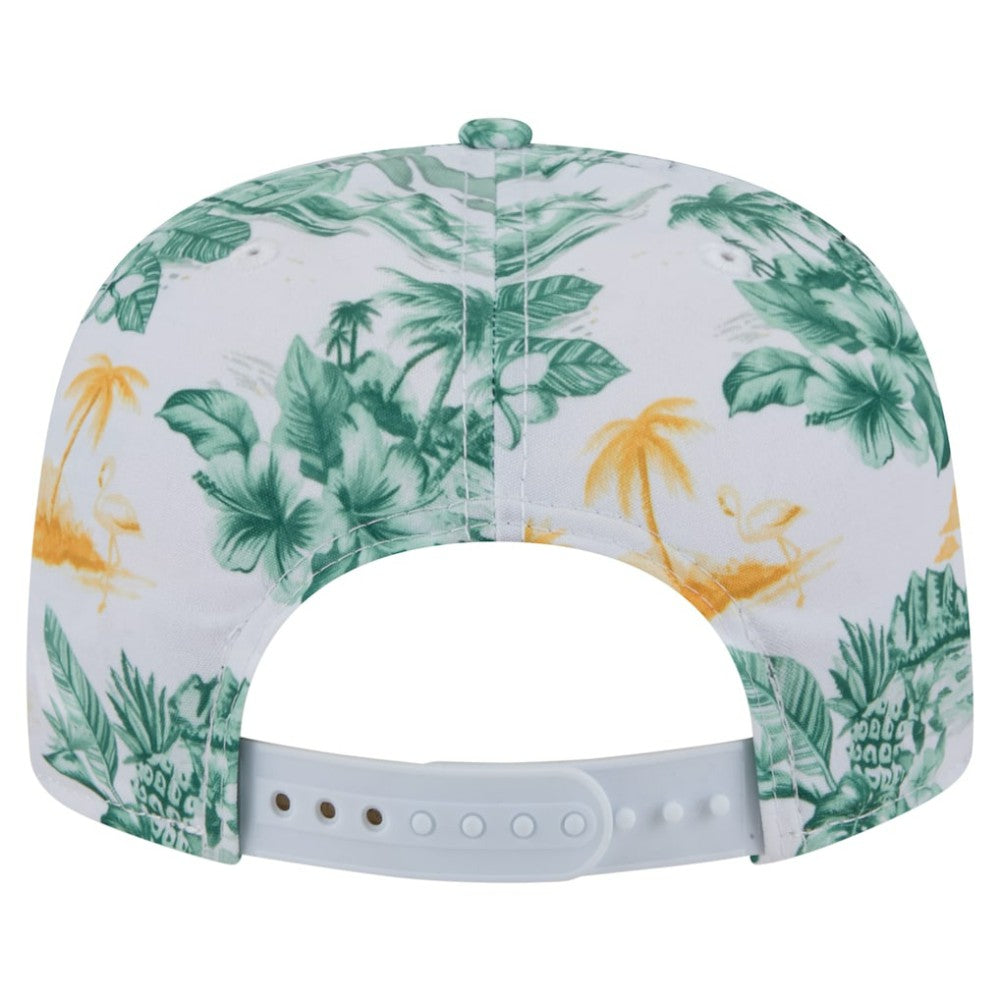 Athletics Printed Island Golfer Snapback Hat - White | New Era