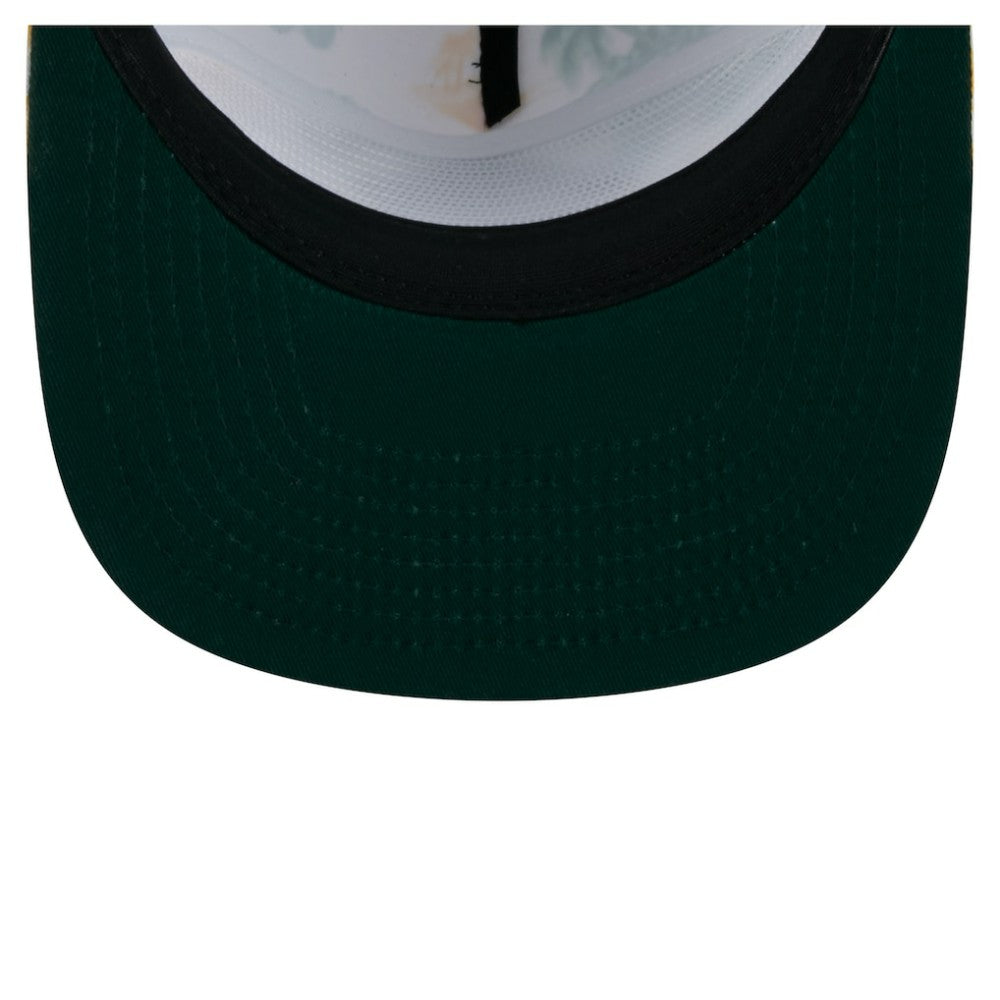 Athletics Printed Island Golfer Snapback Hat - White | New Era
