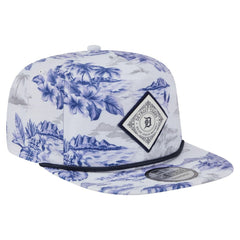 Detroit Tigers Printed Island Golfer Snapback Hat - White | New Era