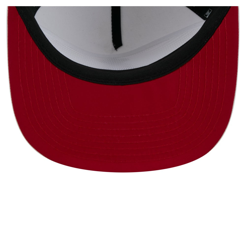 Los Angeles Angels Perforated Golfer Snapback Hat - White | New Era