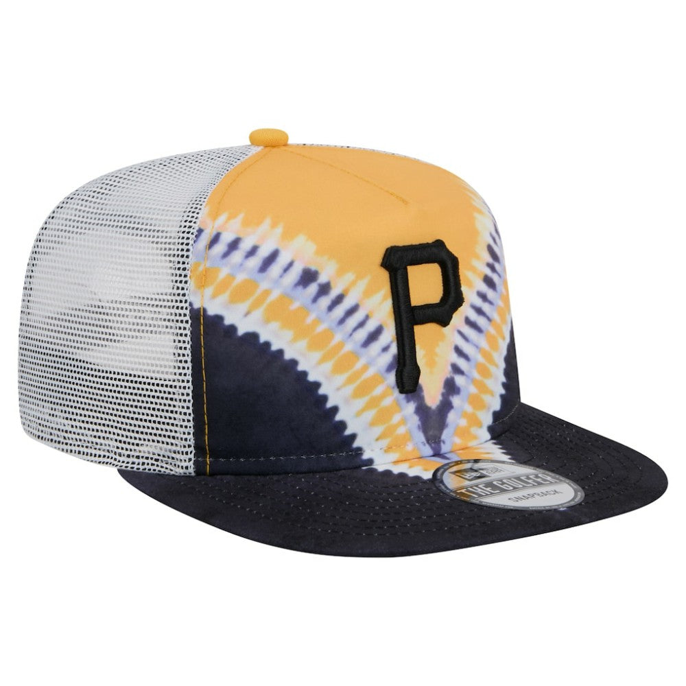 Pittsburgh Pirates Tie-Dye Golfer Trucker Adjustable Hat | New Era