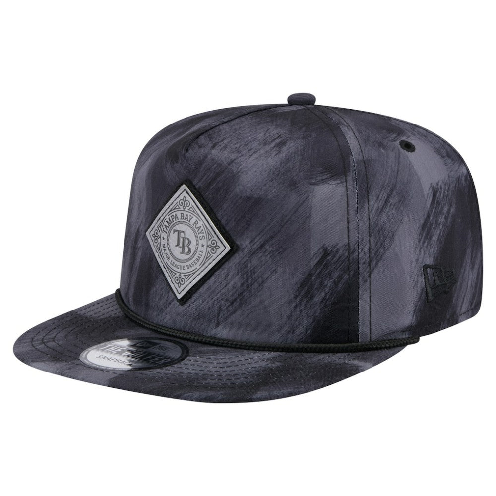 Tampa Bay Rays Printed Golfer Snapback Hat - Navy | New Era