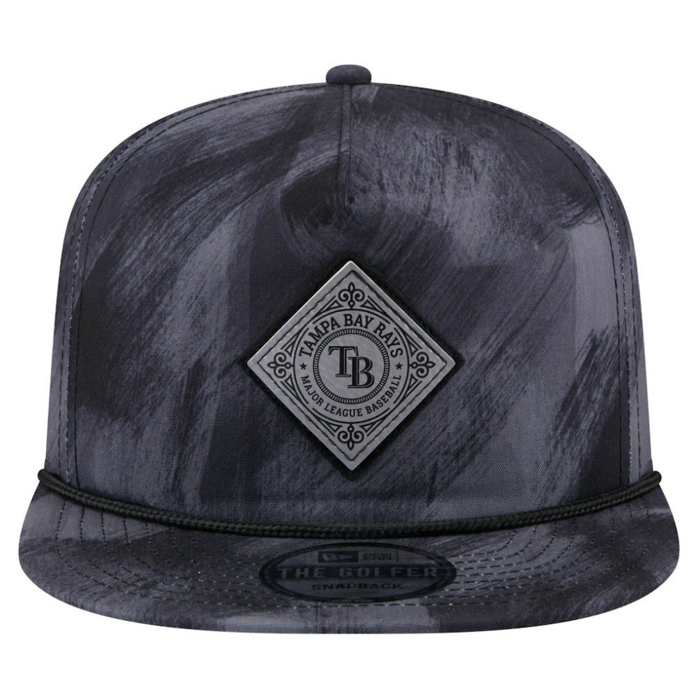 Tampa Bay Rays Printed Golfer Snapback Hat - Navy | New Era