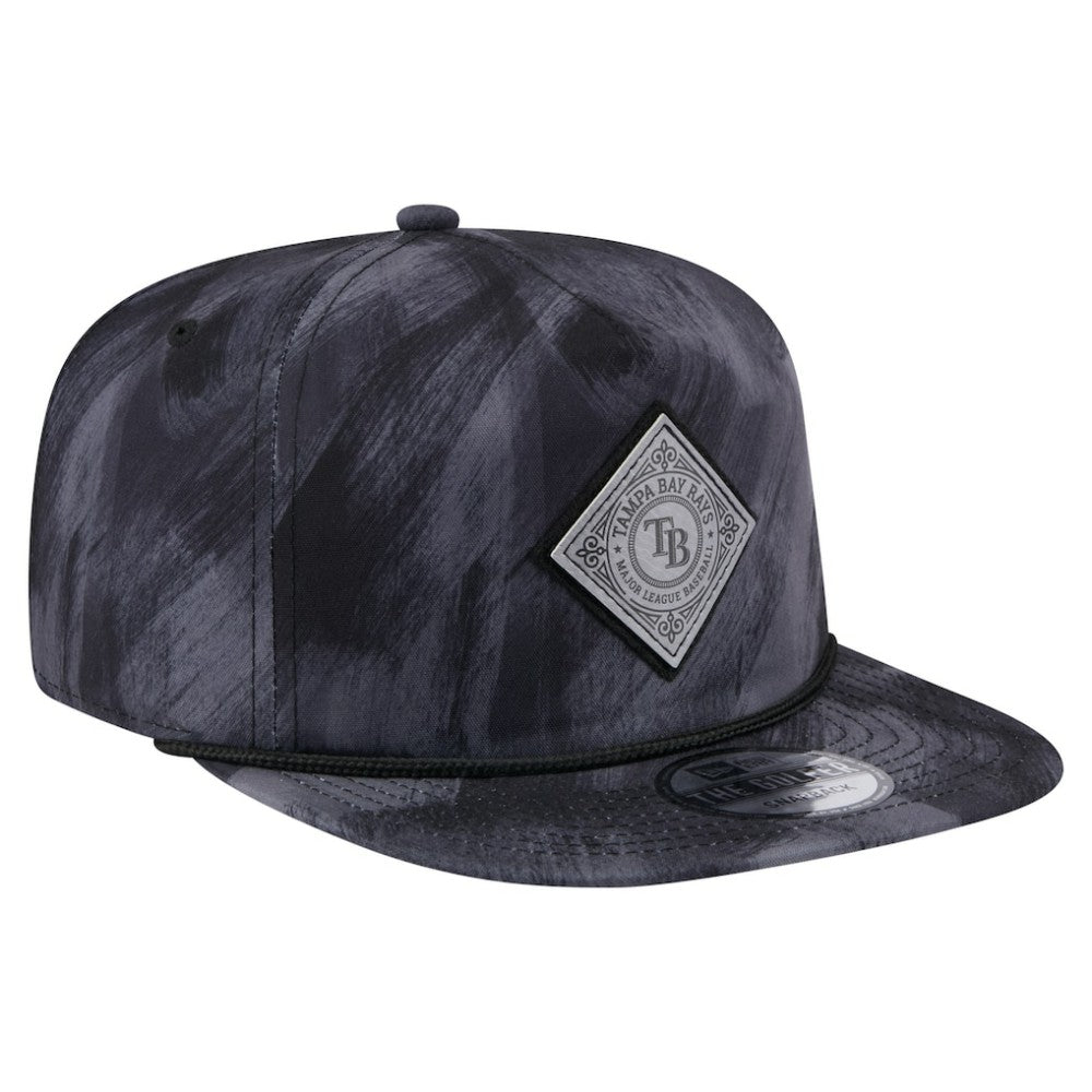 Tampa Bay Rays Printed Golfer Snapback Hat - Navy | New Era