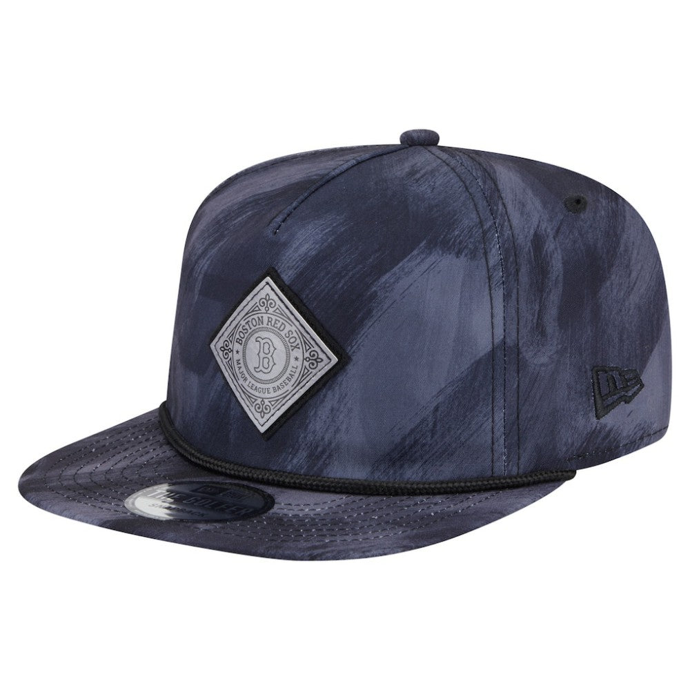 Boston Red Sox Printed Golfer Snapback Hat - Navy | New Era