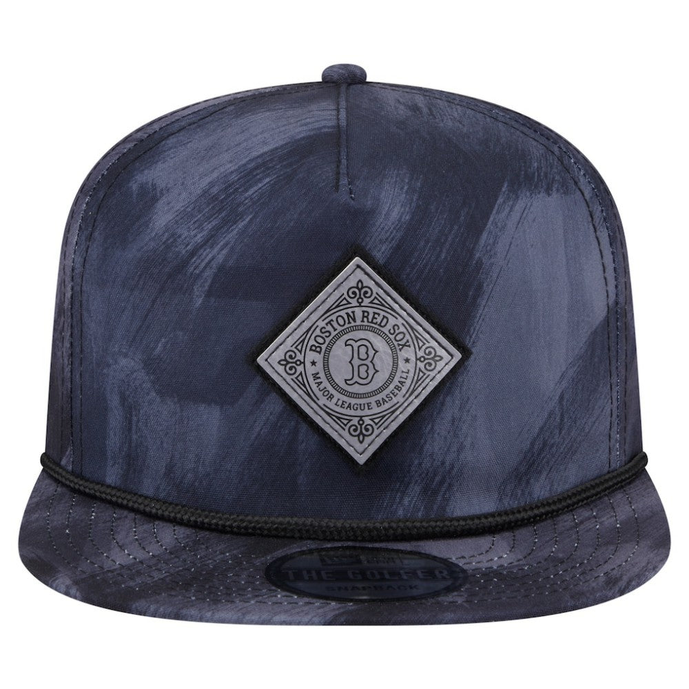 Boston Red Sox Printed Golfer Snapback Hat - Navy | New Era