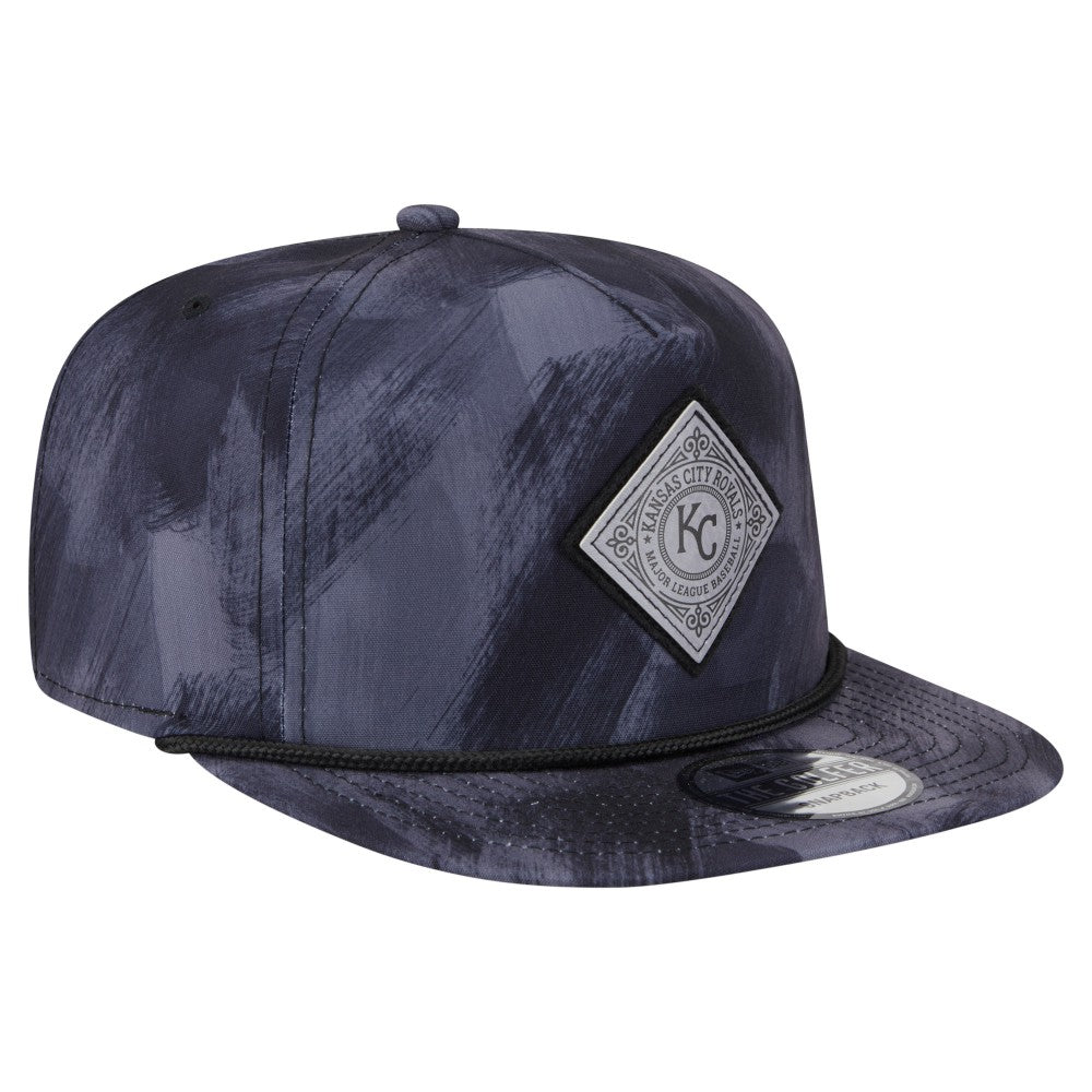 Kansas City Royals Printed Golfer Snapback Hat - Navy | New Era
