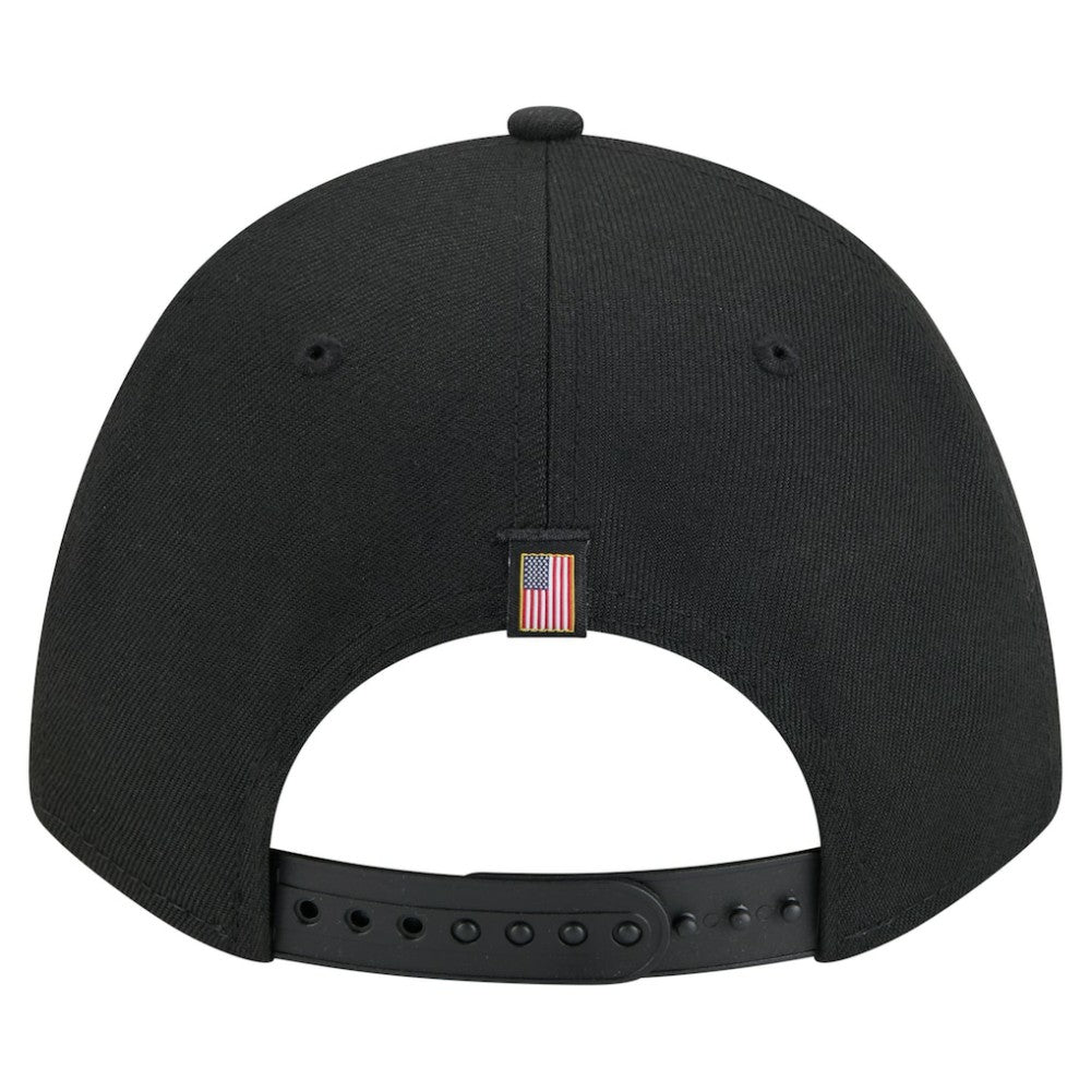 Baltimore Orioles American Flag 9FORTY M-Crown A-Frame Adjustable Hat - Black | New Era