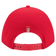 Los Angeles Angels American Flag 9FORTY M-Crown A-Frame Adjustable Hat - Red | New Era