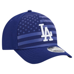 Los Angeles Dodgers American Flag 9FORTY M-Crown A-Frame Adjustable Hat - Royal | New Era