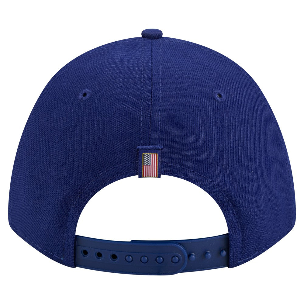 Los Angeles Dodgers American Flag 9FORTY M-Crown A-Frame Adjustable Hat - Royal | New Era