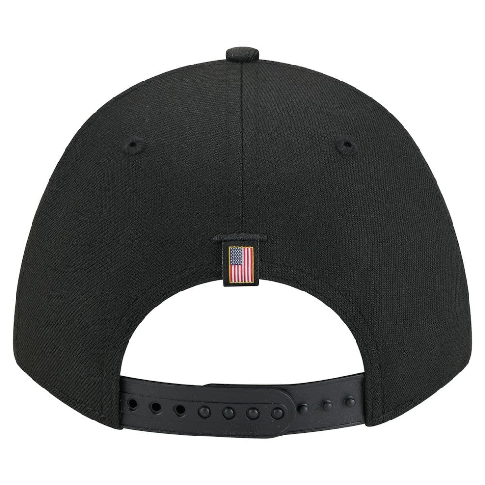 San Francisco Giants American Flag 9FORTY M-Crown A-Frame Adjustable Hat - Black | New Era