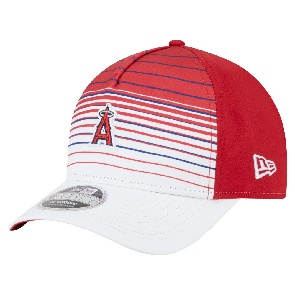 Los Angeles Angels Gradient 9FORTY M-Crown Adjustable Hat - Red | New Era