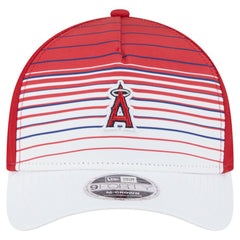 Los Angeles Angels Gradient 9FORTY M-Crown Adjustable Hat - Red | New Era