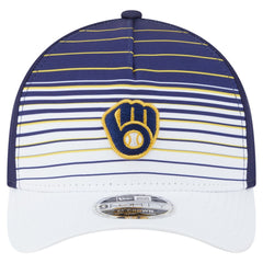 Milwaukee Brewers Gradient 9FORTY M-Crown Adjustable Hat - Navy | New Era
