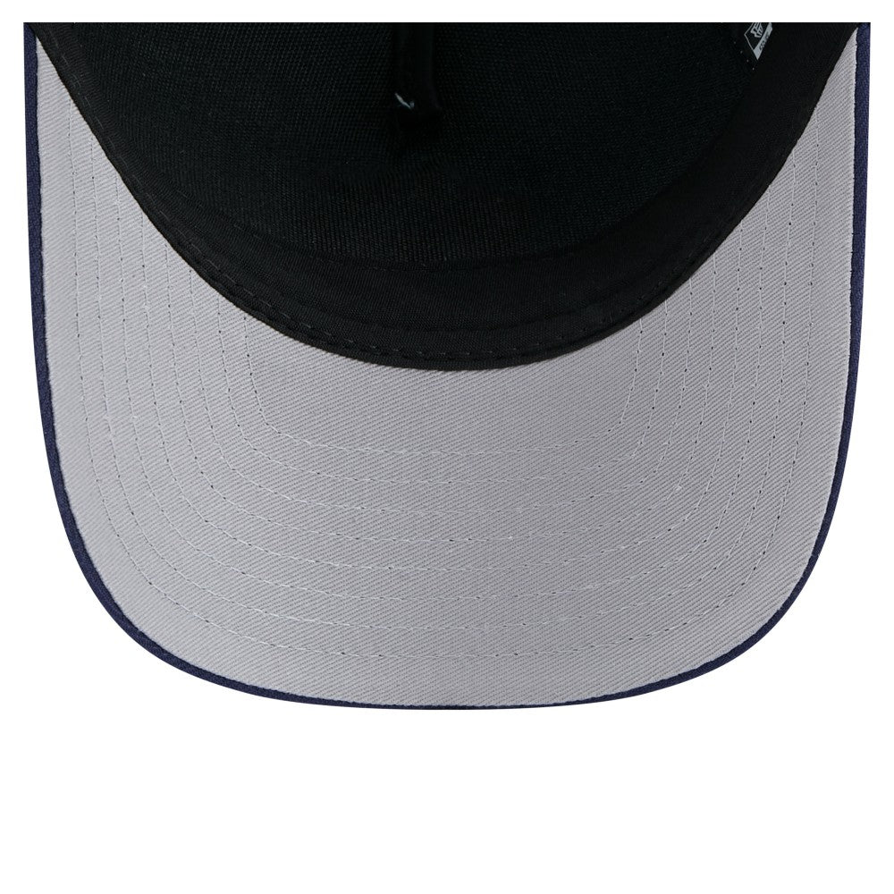 Miami Marlins 2-Tone Color Pack 9FORTY M-Crown A-Frame Adjustable Hat - Light Blue/Navy | New Era