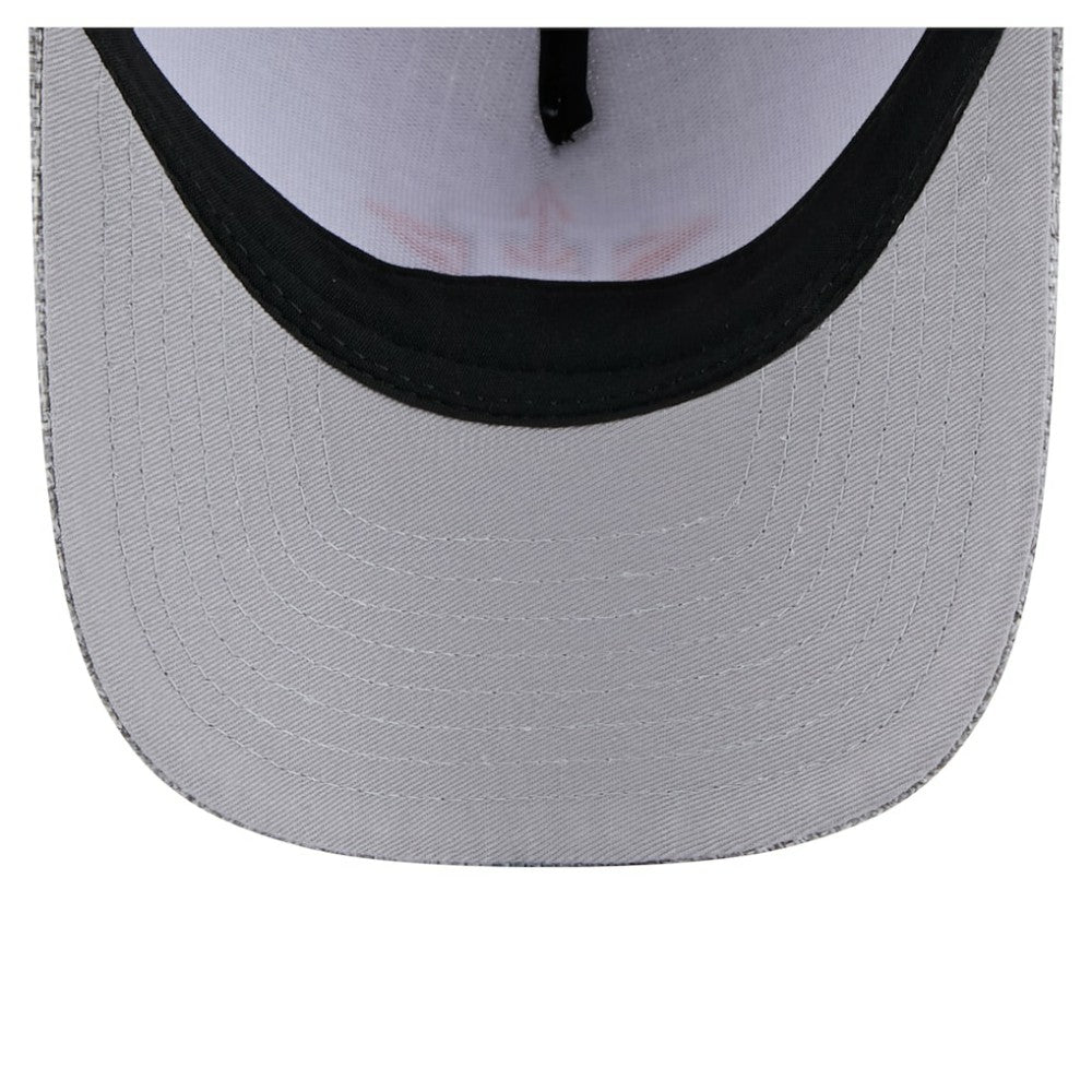 Houston Astros Cotton Weave M-Crown A-Frame 9FORTY Adjustable Hat - Gray | New Era
