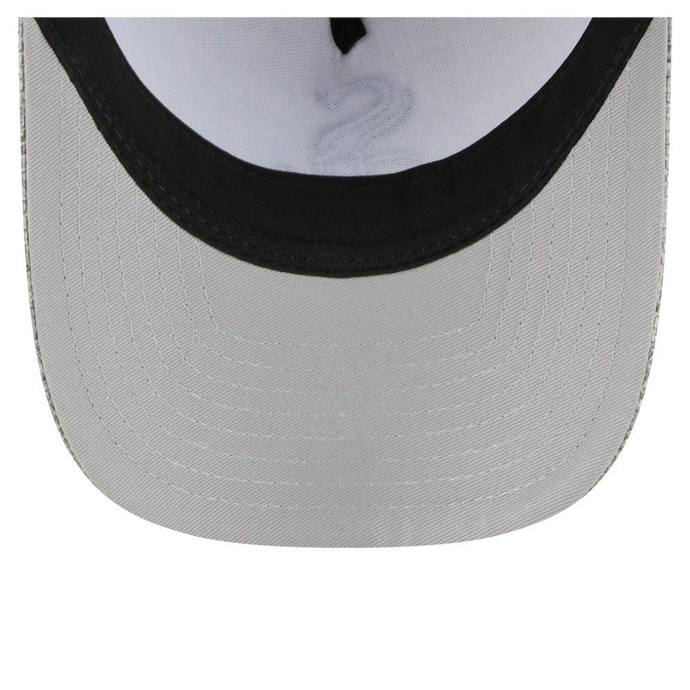 Chicago White Sox Cotton Weave M-Crown A-Frame 9FORTY Adjustable Hat - Gray | New Era