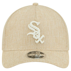 Chicago White Sox Cotton Weave M-Crown A-Frame 9FORTY Adjustable Hat - Beige | New Era
