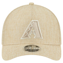Arizona Diamondbacks Cotton Weave M-Crown A-Frame 9FORTY Adjustable Hat - Beige | New Era