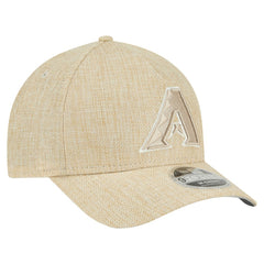 Arizona Diamondbacks Cotton Weave M-Crown A-Frame 9FORTY Adjustable Hat - Beige | New Era